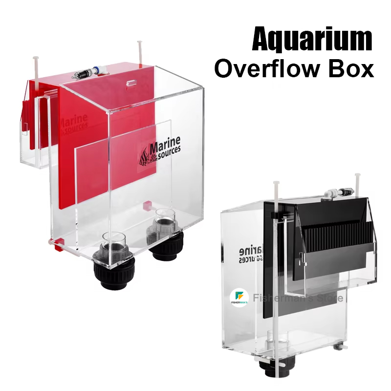 Marine Aquarium Overflow Box - Scatola dell'acqua per acquario con sorgenti