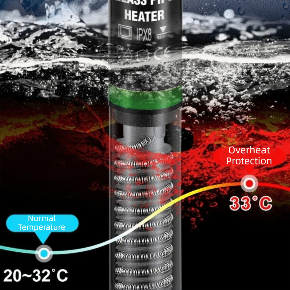 Marine Aquarium Heater - Riscaldatore Sommergibile per Acquario 25W-300W con