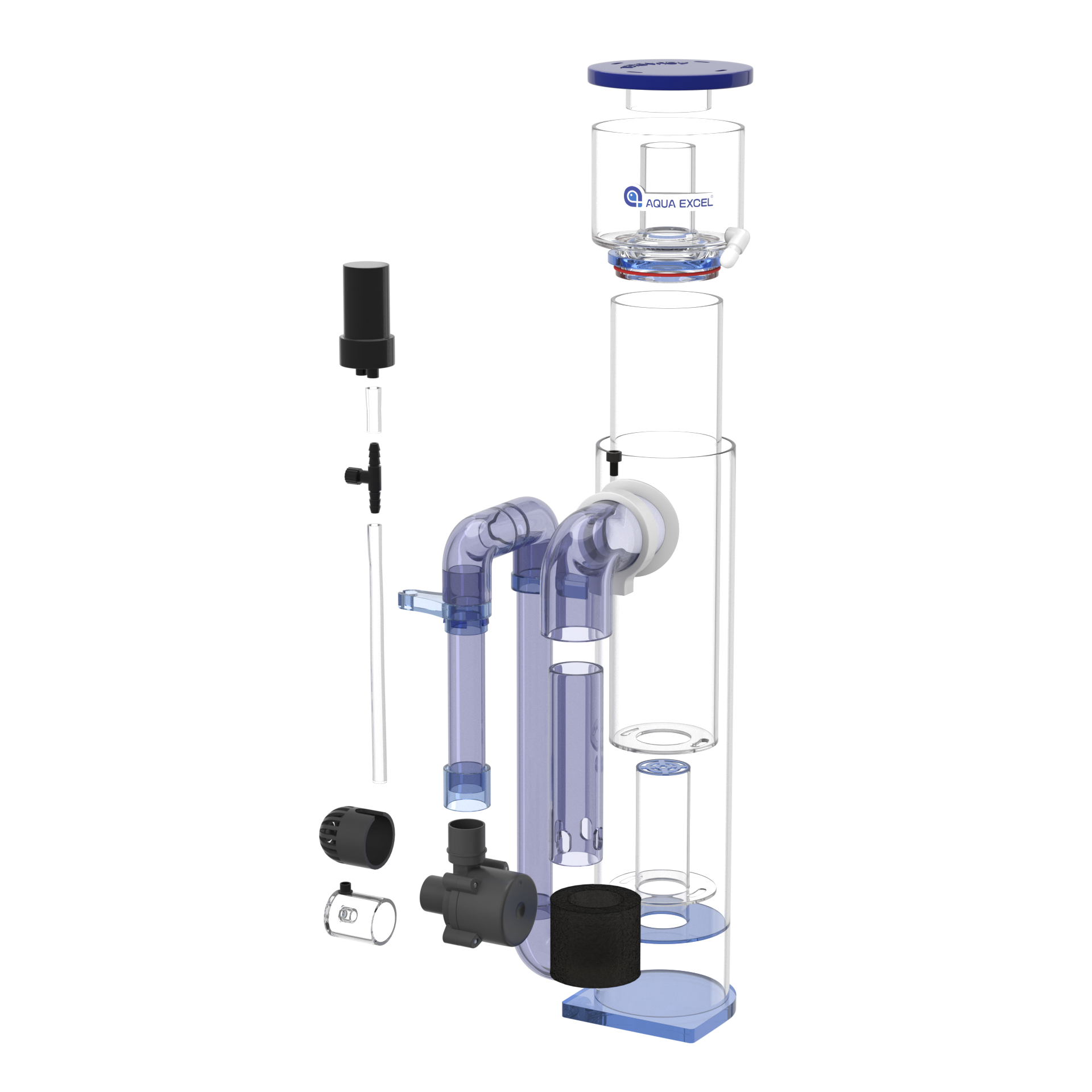 Aqua Marine Tank - AQUA EXCEL AE-75 H/100 H Skimmer