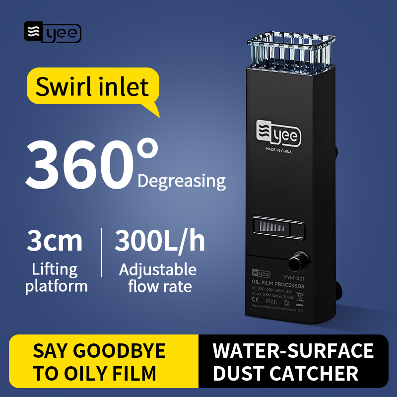 Marine Aquarium Protein Skimmer - 3W Acquario Superficie Olio Skimmer Filtro
