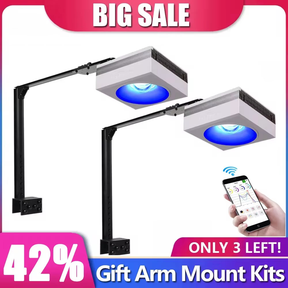 Marine X Aquarium - PopBloom-RL90 Lampada LED per acquario WiFi