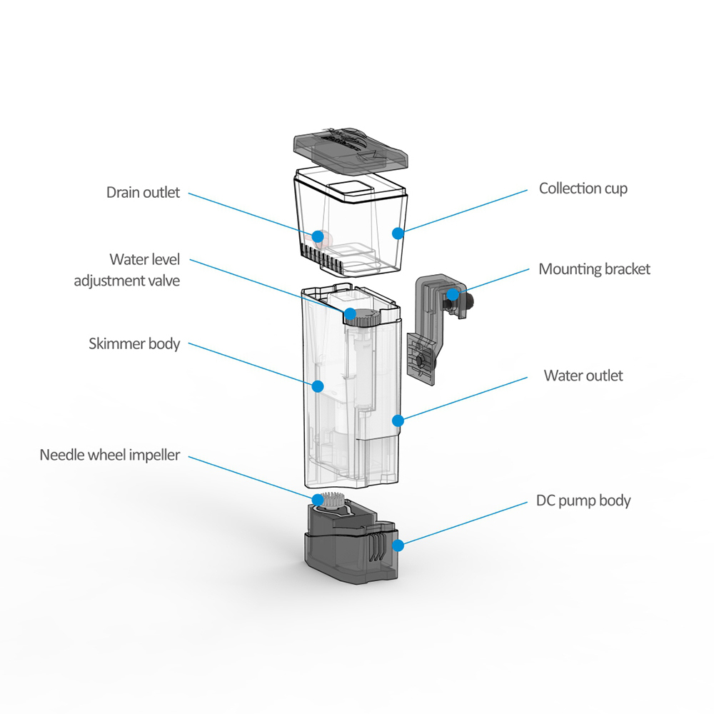 Skimmer Interno Nano Mini Q 10 - Protein Skimmer Hang On recensione e prezzo