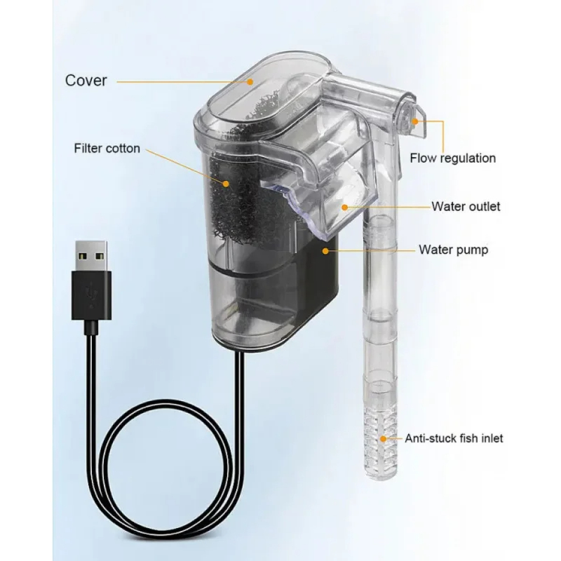 Nuovo filtro sospeso per acqua - Marine Aquarium Protein Skimmer recensione e prezzo
