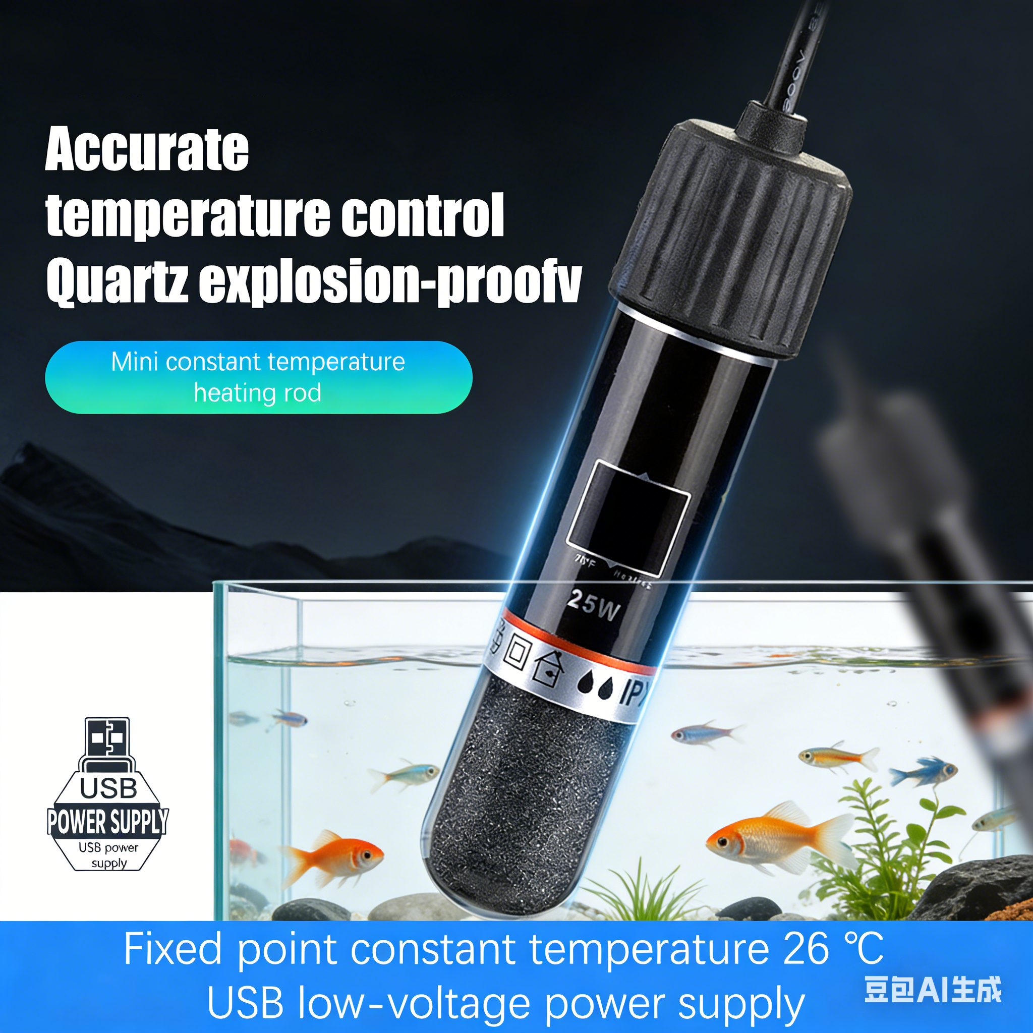 USB 26 ° Mini Riscaldatore a I - Marine Aquarium Heater recensione e prezzo