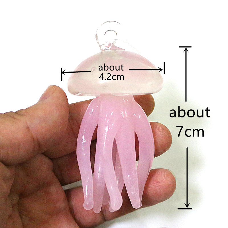 Ciondolo in vetro medusa rosa  - Marine Aquarium Home recensione e prezzo