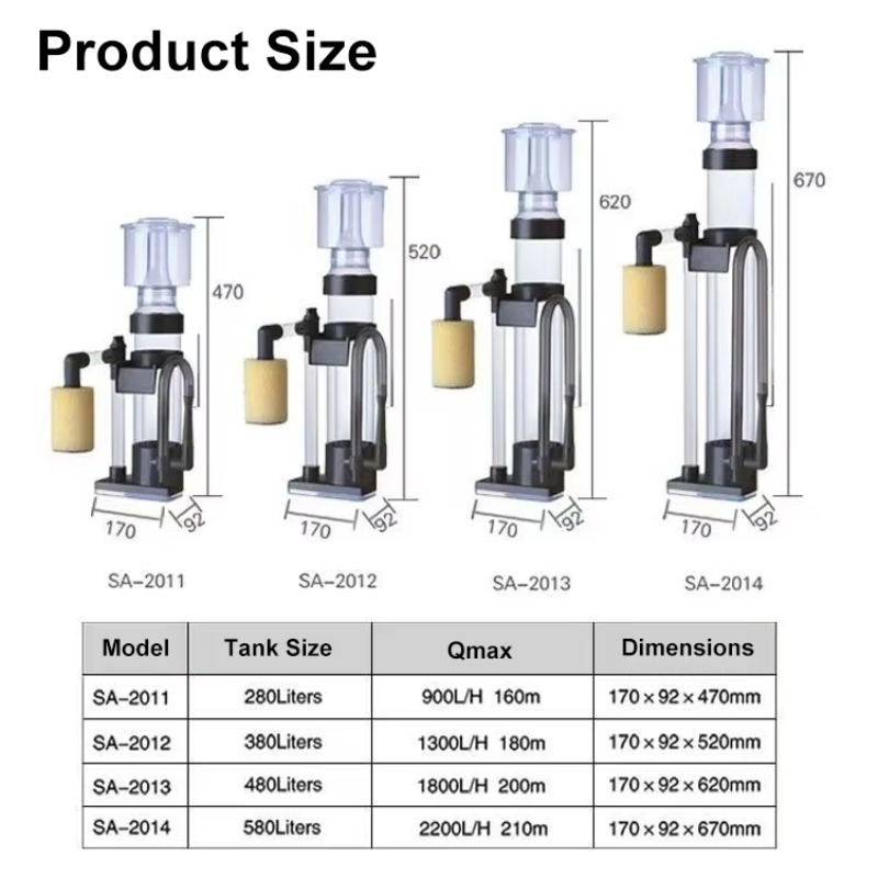 Skimmer Proteico Grande in Pla - Protein Skimmer Hang On recensione e prezzo