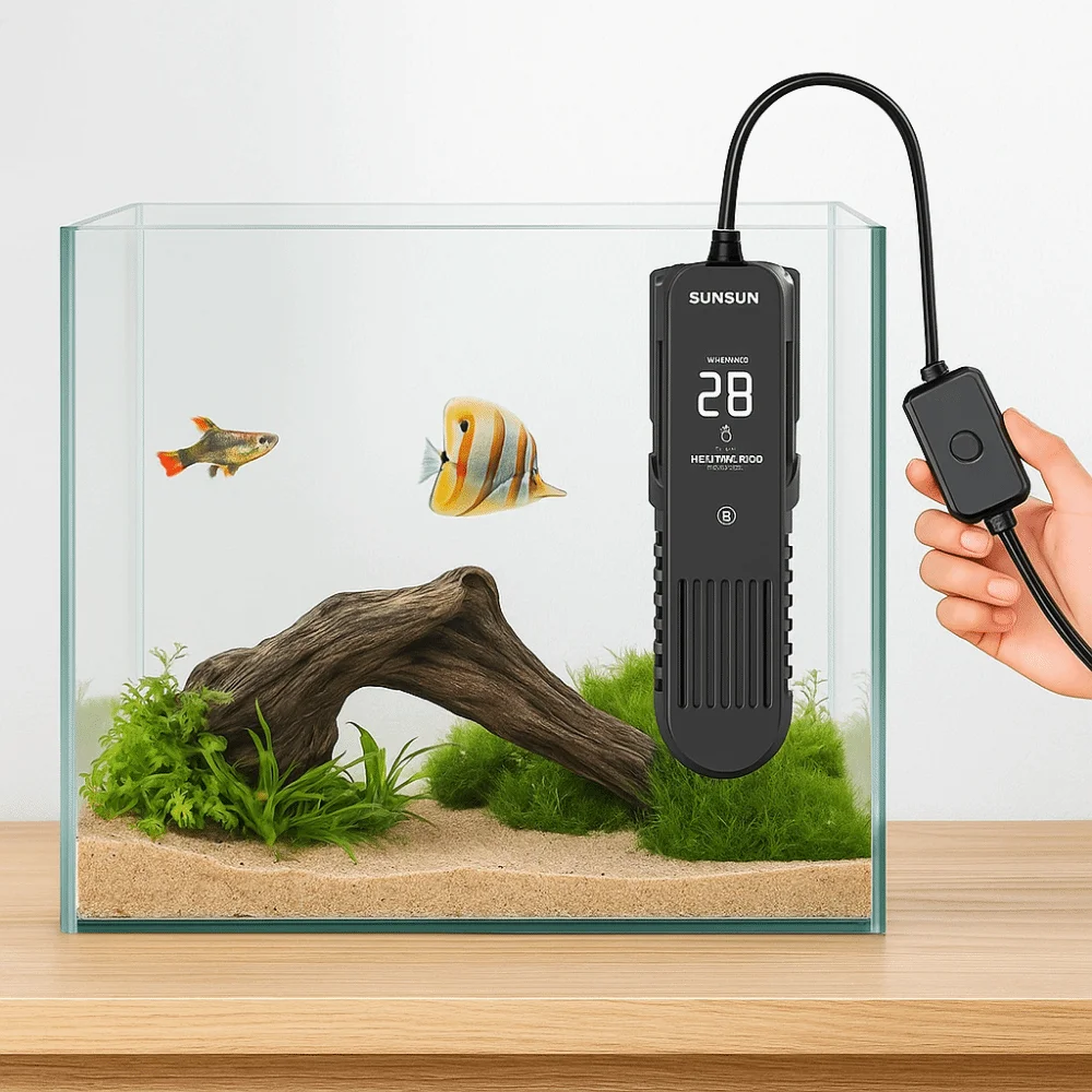 Display LCD 20-35 ° C Asta ris - Marine Aquarium Heater recensione e prezzo
